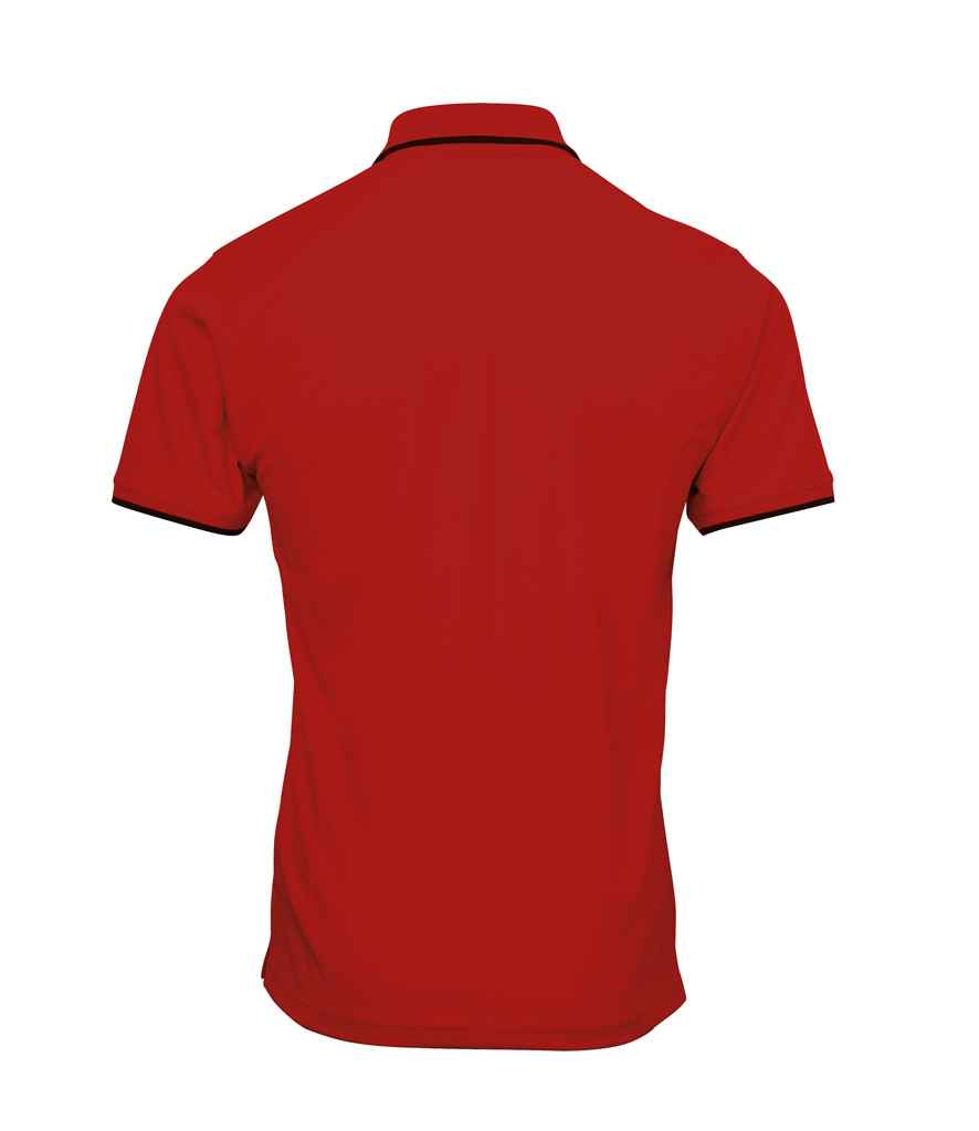 Premier Contrast Coolchecker Pique Polo Shirt in by Premier — Custom branded clothing by Print Press, featuring premium embroidery produced in our specialist print lab in the UK.