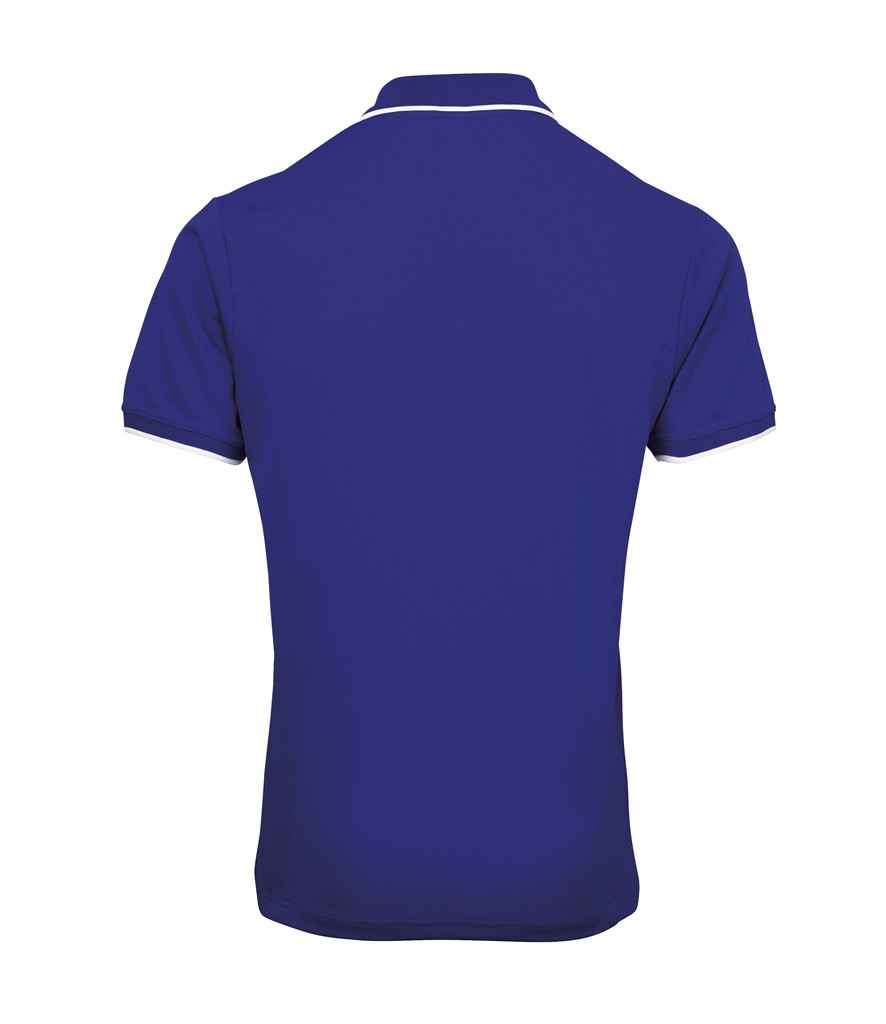 Premier Contrast Coolchecker Pique Polo Shirt in by Premier — Custom branded clothing by Print Press, featuring premium embroidery produced in our specialist print lab in the UK.