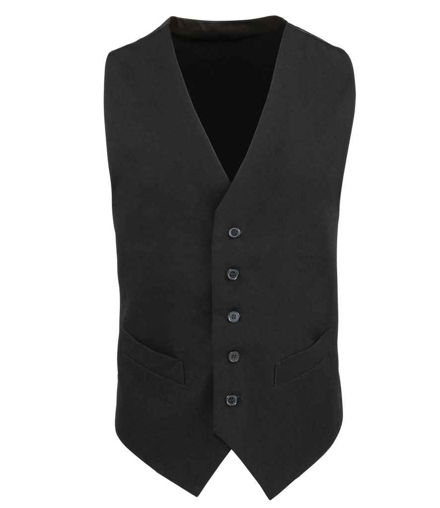 Premier Lined Waistcoat in by Premier — Custom branded clothing by Print Press, featuring premium embroidery produced in our specialist print lab in the UK.