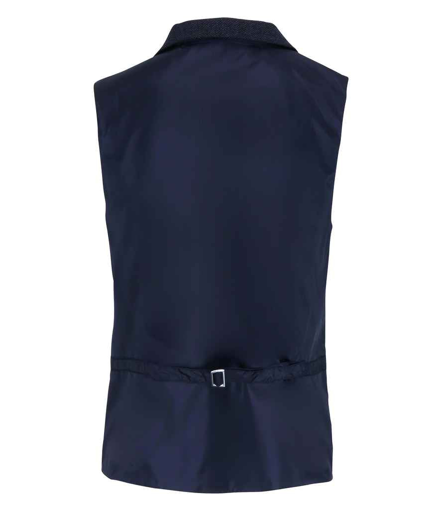 Premier Herringbone Waistcoat in by Premier — Custom branded clothing by Print Press, featuring premium embroidery produced in our specialist print lab in the UK.