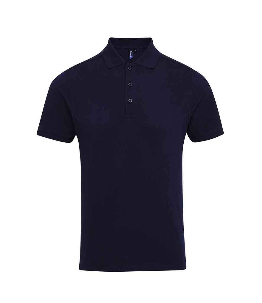 Premier Coolchecker Plus Pique Polo Shirt in Navy by Premier — Custom branded clothing by Print Press, featuring premium embroidery produced in our specialist print lab in the UK.