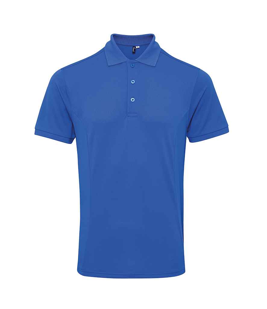 Premier Coolchecker Plus Pique Polo Shirt in Royal Blue by Premier — Custom branded clothing by Print Press, featuring premium embroidery produced in our specialist print lab in the UK.