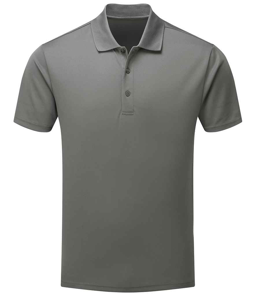 Premier Spun Dyed Sustainable Polo Shirt in Dark Grey by Premier — Custom branded clothing by Print Press, featuring premium embroidery produced in our specialist print lab in the UK.