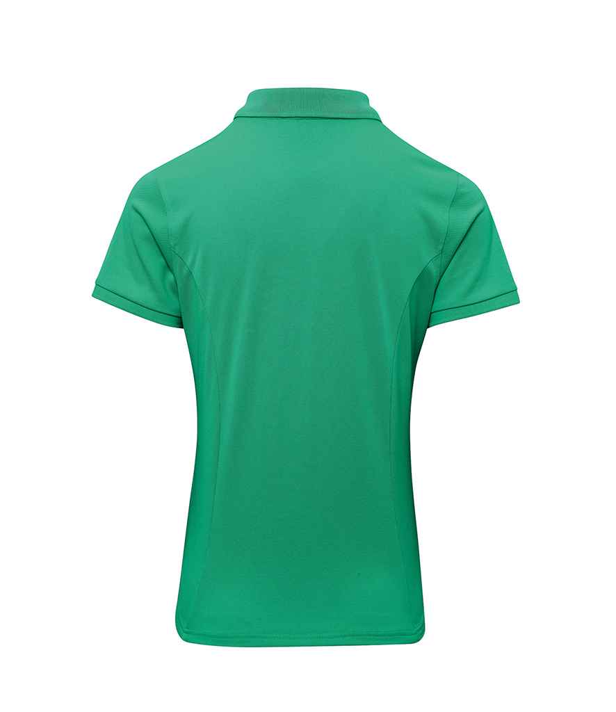 Premier Ladies Coolchecker Plus Pique Polo Shirt in by Premier — Custom branded clothing by Print Press, featuring premium embroidery produced in our specialist print lab in the UK.