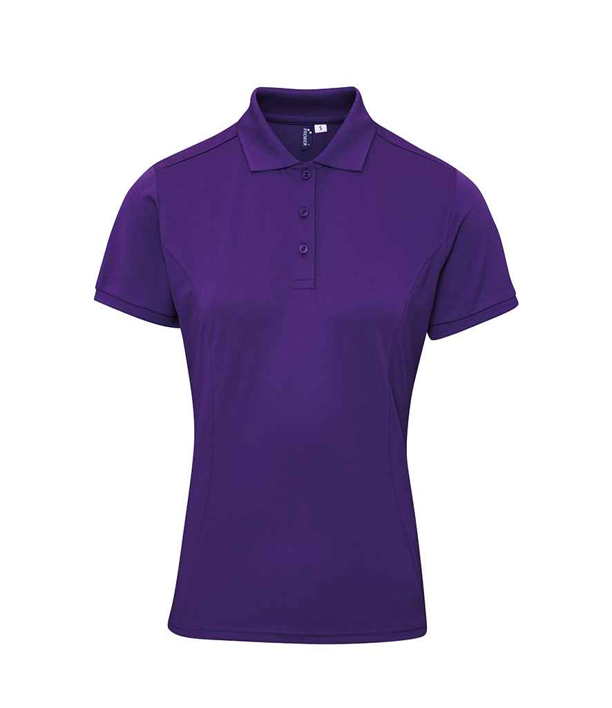 Premier Ladies Coolchecker Plus Pique Polo Shirt in by Premier — Custom branded clothing by Print Press, featuring premium embroidery produced in our specialist print lab in the UK.