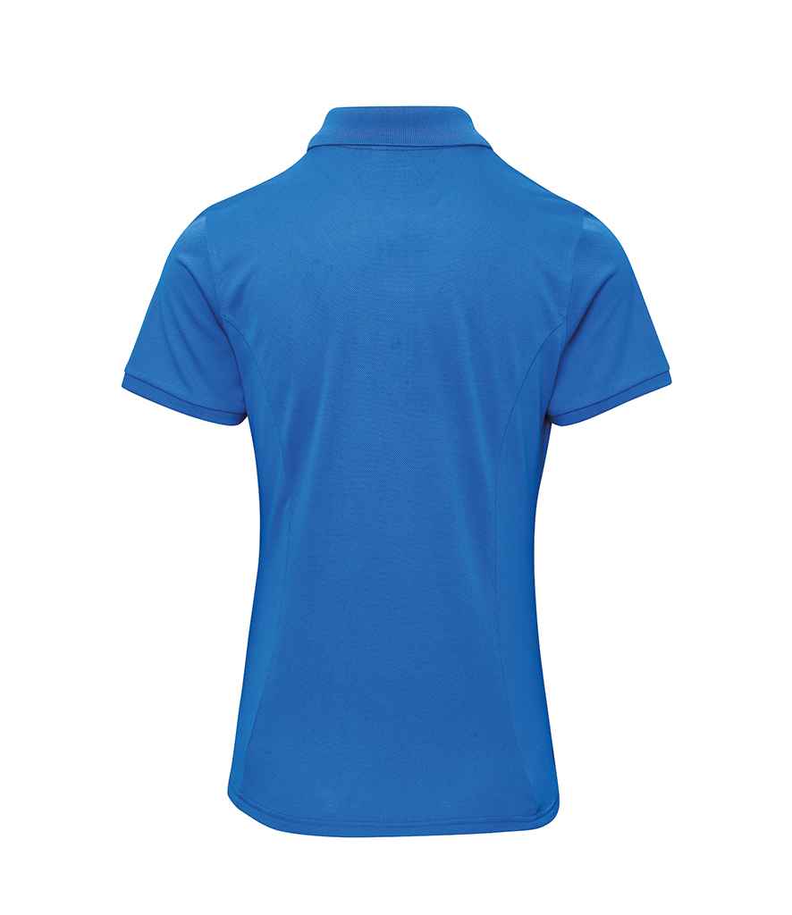 Premier Ladies Coolchecker Plus Pique Polo Shirt in by Premier — Custom branded clothing by Print Press, featuring premium embroidery produced in our specialist print lab in the UK.