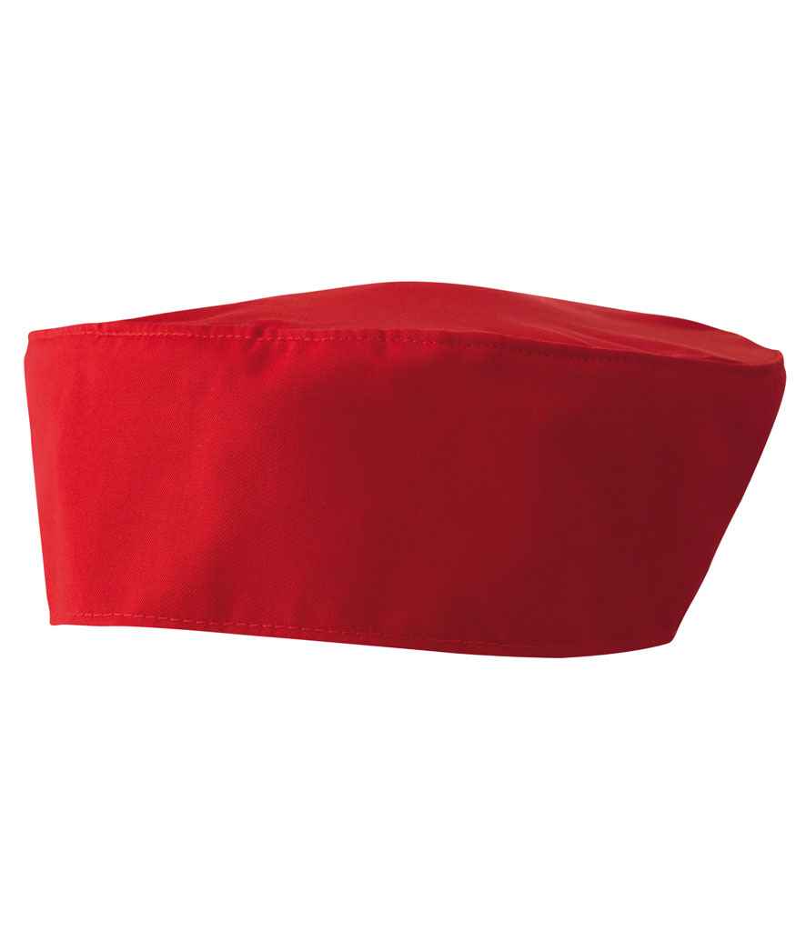 Premier Chef's Skull Cap in ONE Red by Premier — Custom branded clothing by Print Press, featuring premium embroidery produced in our specialist print lab in the UK.