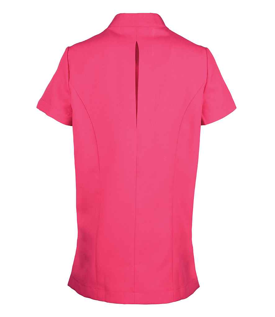Premier Ladies Orchid Short Sleeve Tunic in by Premier — Custom branded clothing by Print Press, featuring premium embroidery produced in our specialist print lab in the UK.