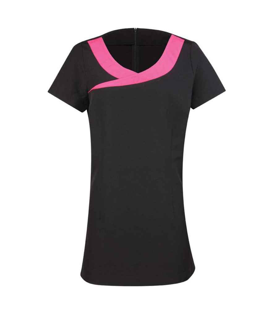 Premier Ladies Ivy Short Sleeve Tunic in by Premier — Custom branded clothing by Print Press, featuring premium embroidery produced in our specialist print lab in the UK.