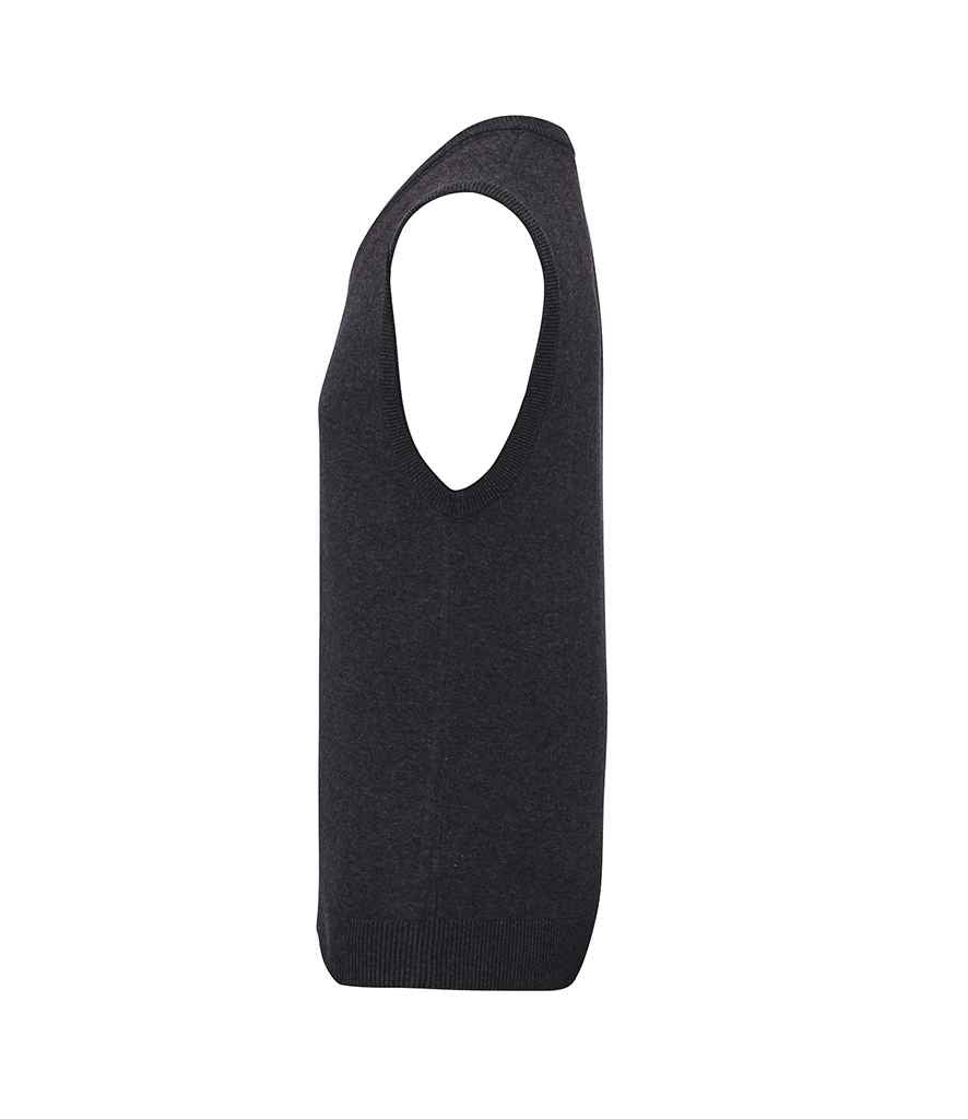 Premier Sleeveless Cotton Acrylic V Neck Sweater in by Premier — Custom branded clothing by Print Press, featuring premium embroidery produced in our specialist print lab in the UK.