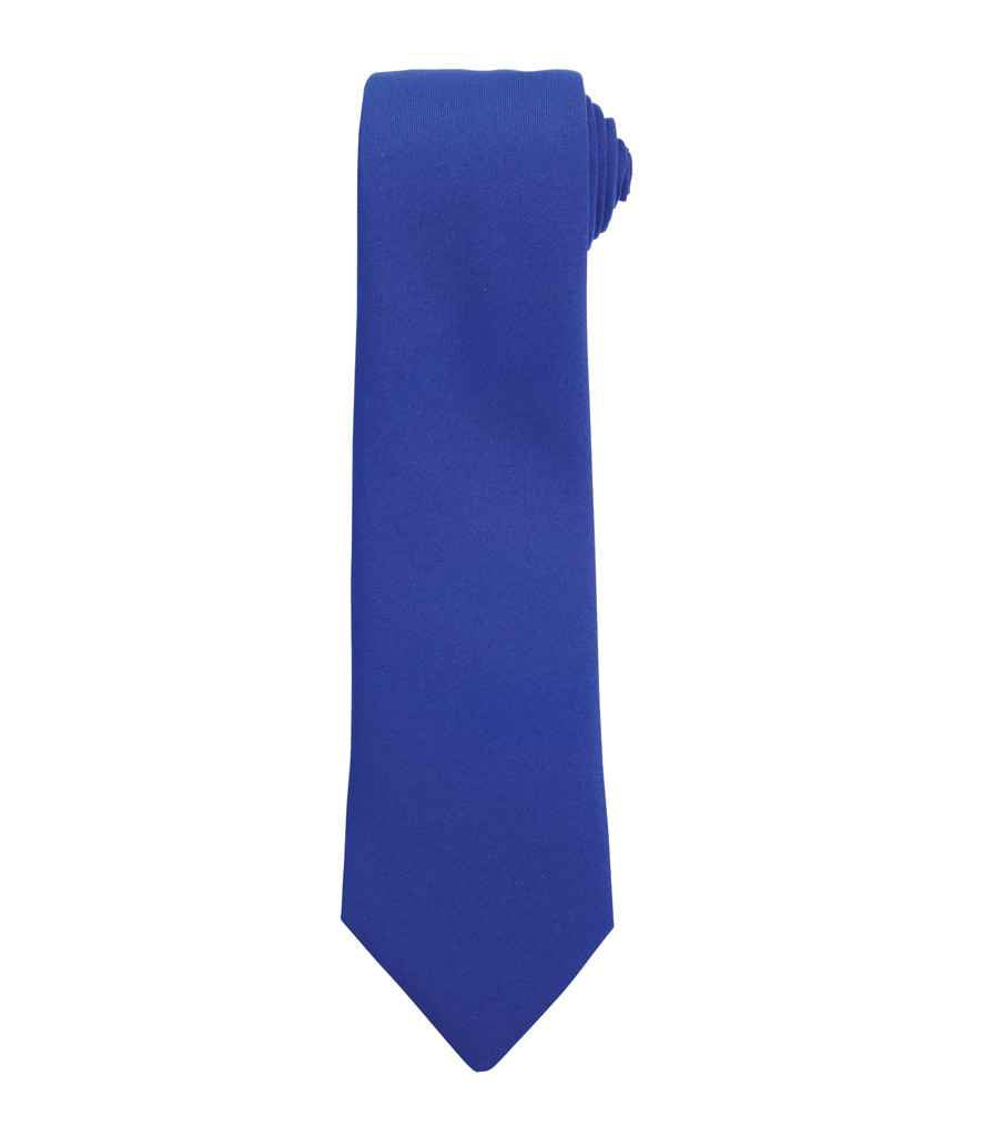 Premier Work Tie in ONE Royal Blue by Premier — Custom branded clothing by Print Press, featuring premium embroidery produced in our specialist print lab in the UK.