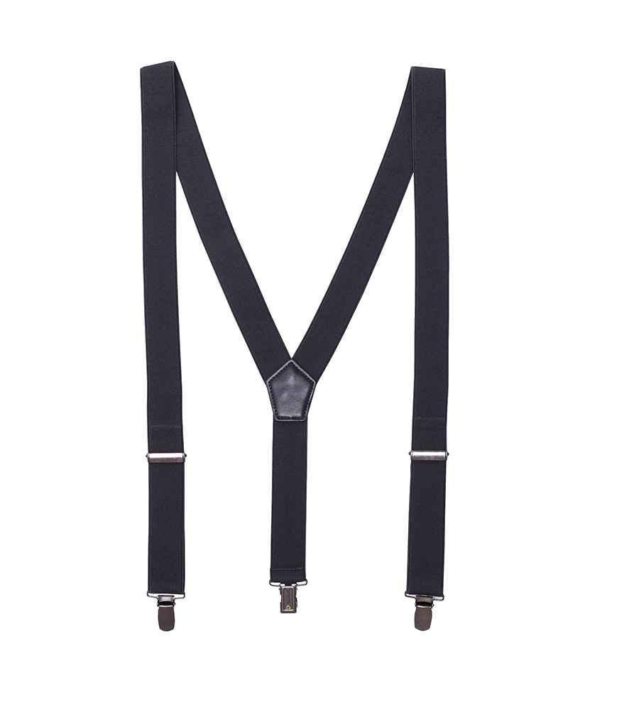 Premier Clip On Braces in ONE Steel by Premier — Custom branded clothing by Print Press, featuring premium embroidery produced in our specialist print lab in the UK.