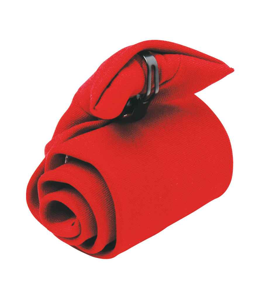 Premier Clip on Tie in ONE Red by Premier — Custom branded clothing by Print Press, featuring premium embroidery produced in our specialist print lab in the UK.
