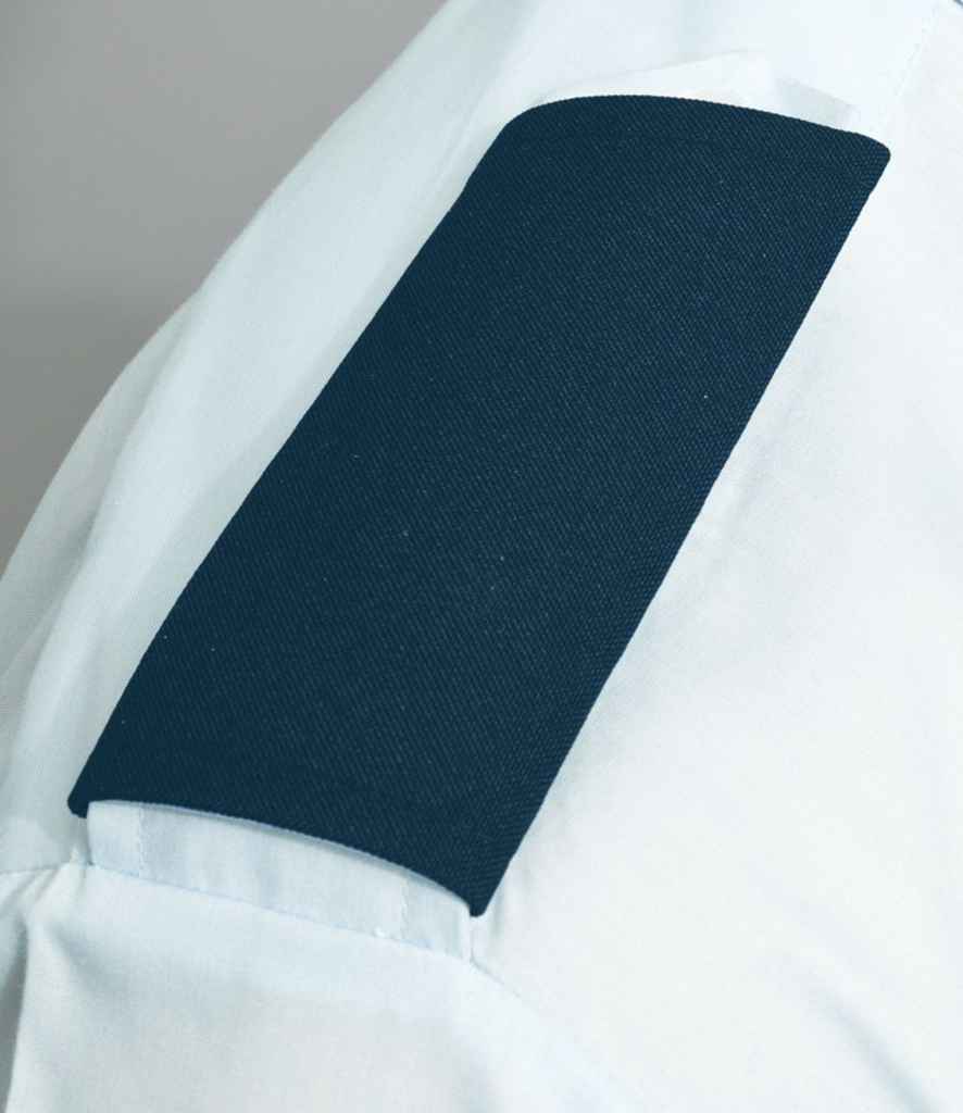 Premier Epaulettes in ONE Navy by Premier — Custom branded clothing by Print Press, featuring premium embroidery produced in our specialist print lab in the UK.