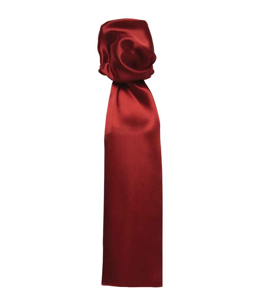 Premier 'Colours' Scarf in ONE Burgunday by Premier — Custom branded clothing by Print Press, featuring premium embroidery produced in our specialist print lab in the UK.