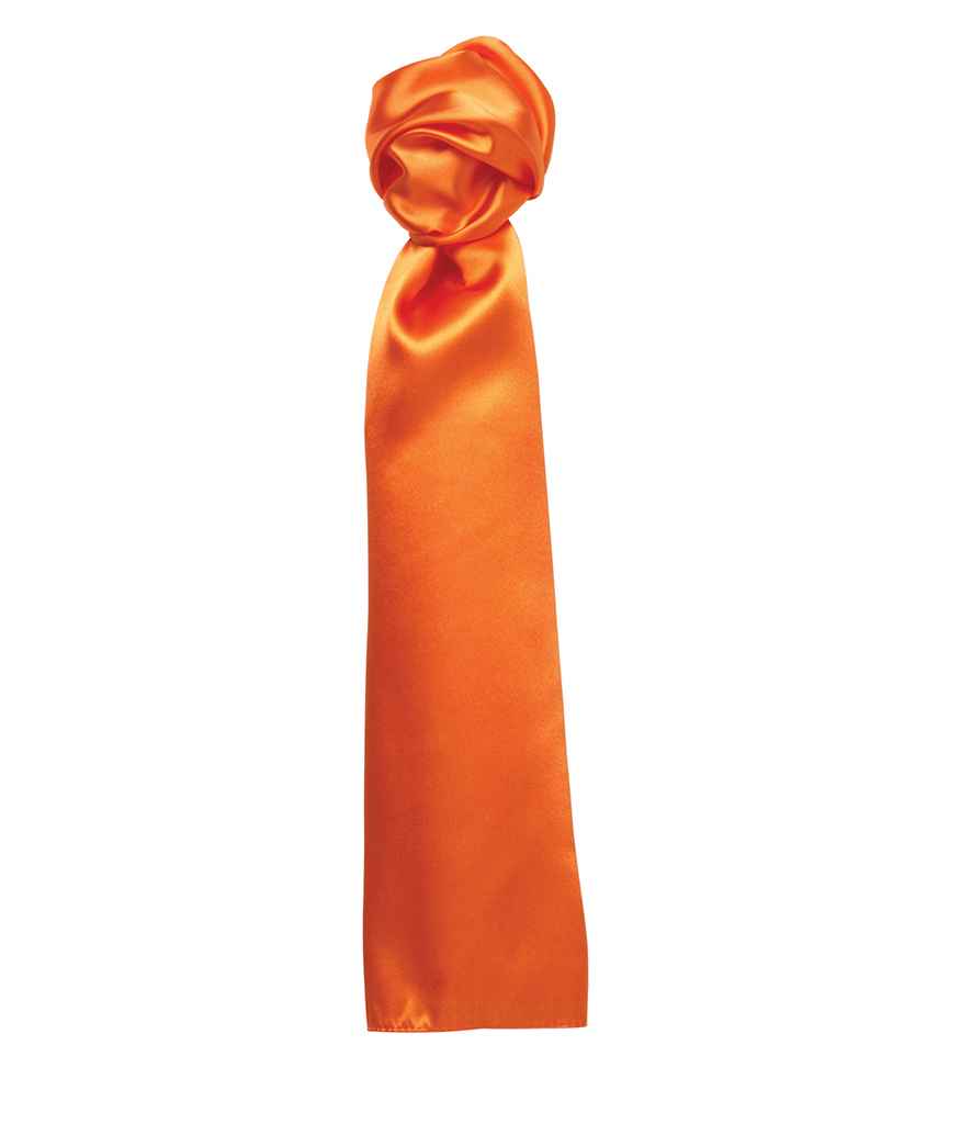 Premier 'Colours' Scarf in ONE Orange by Premier — Custom branded clothing by Print Press, featuring premium embroidery produced in our specialist print lab in the UK.