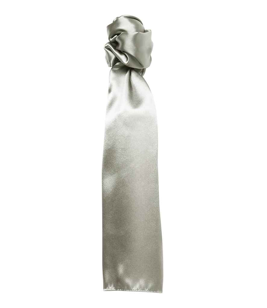 Premier 'Colours' Scarf in ONE Silver by Premier — Custom branded clothing by Print Press, featuring premium embroidery produced in our specialist print lab in the UK.