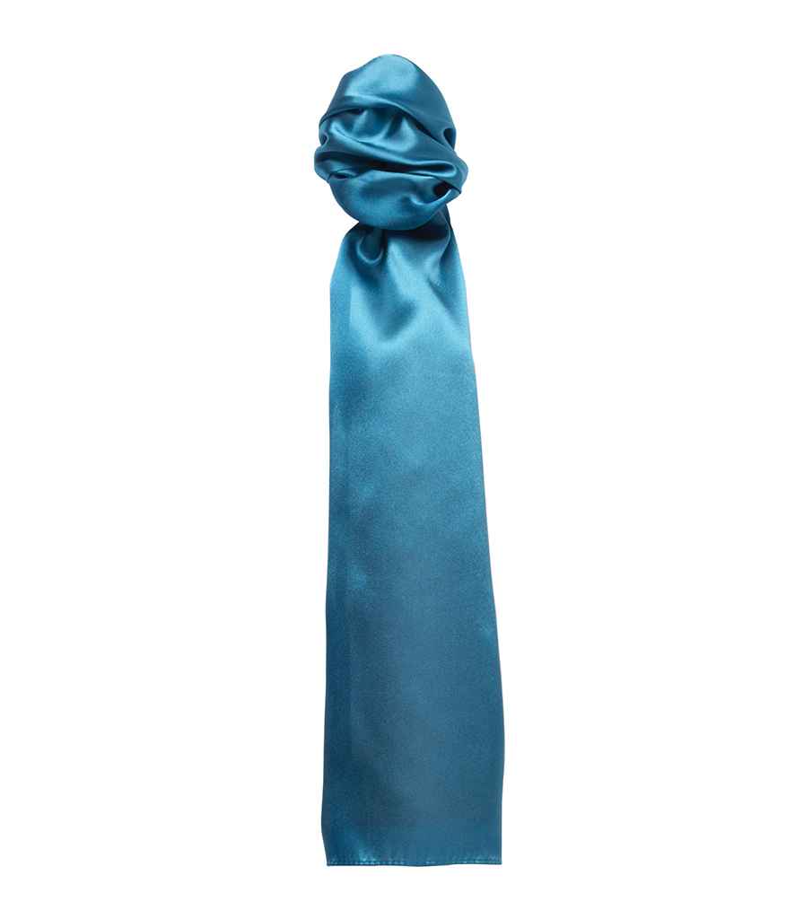 Premier 'Colours' Scarf in ONE Turquoise Blue by Premier — Custom branded clothing by Print Press, featuring premium embroidery produced in our specialist print lab in the UK.
