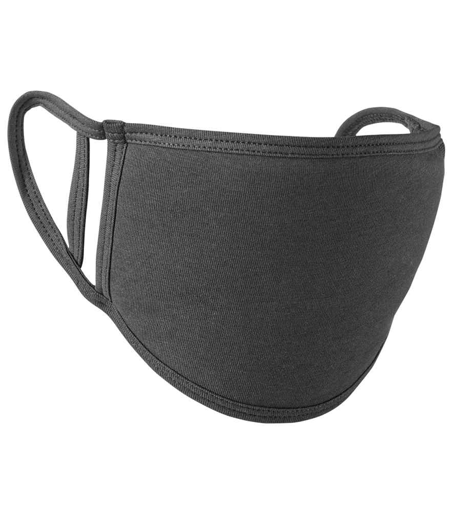 Premier Washable 2-Ply Face Cover - Pack of 5 in ONE Dark Grey by Premier — Custom branded clothing by Print Press, featuring premium embroidery produced in our specialist print lab in the UK.