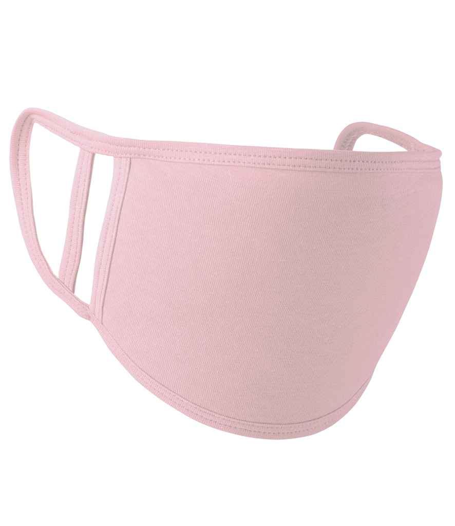 Premier Washable 2-Ply Face Cover - Pack of 5 in ONE Pink by Premier — Custom branded clothing by Print Press, featuring premium embroidery produced in our specialist print lab in the UK.