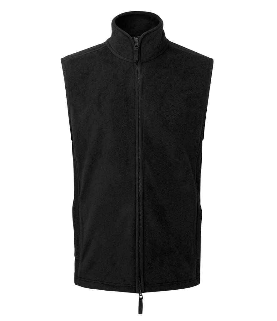 Premier Artisan Fleece Gilet in Black Black by Premier — Custom branded clothing by Print Press, featuring premium embroidery produced in our specialist print lab in the UK.
