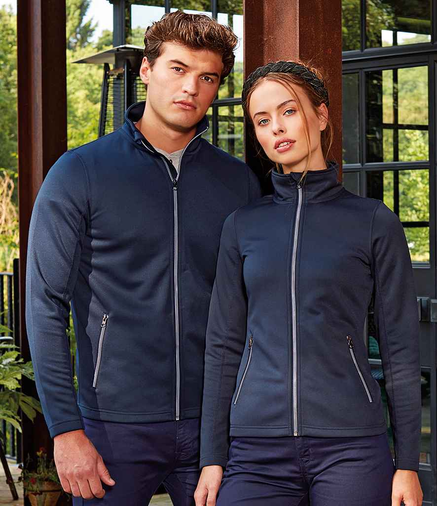 Premier Ladies Spun Dyed Sustainable Zip Through Sweat Jacket in French Navy by Premier — Custom branded clothing by Print Press, featuring premium embroidery produced in our specialist print lab in the UK.