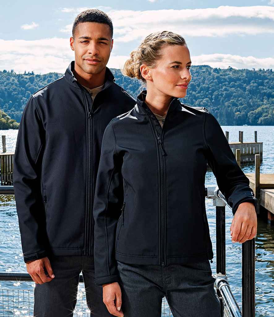 Premier Ladies Windchecker® Printable and Recycled Soft Shell Jacket in by Premier — Custom branded clothing by Print Press, featuring premium embroidery produced in our specialist print lab in the UK.