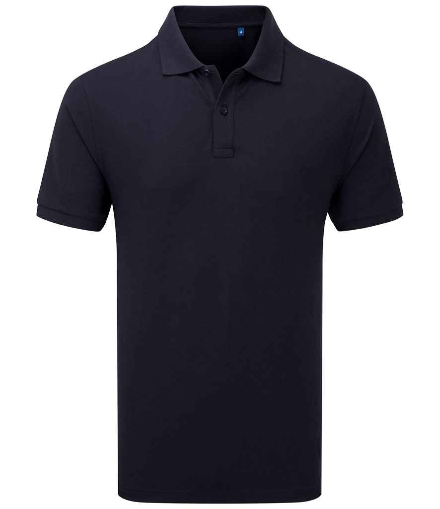 Premier HeiQ Viroblock Unisex Polo Shirt in Navy by Premier — Custom branded clothing by Print Press, featuring premium embroidery produced in our specialist print lab in the UK.