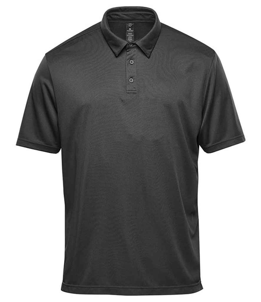 Stormtech Treeline Performance Polo Shirt in Graphite Grey by Stormtech — Custom branded clothing by Print Press, featuring premium embroidery produced in our specialist print lab in the UK.