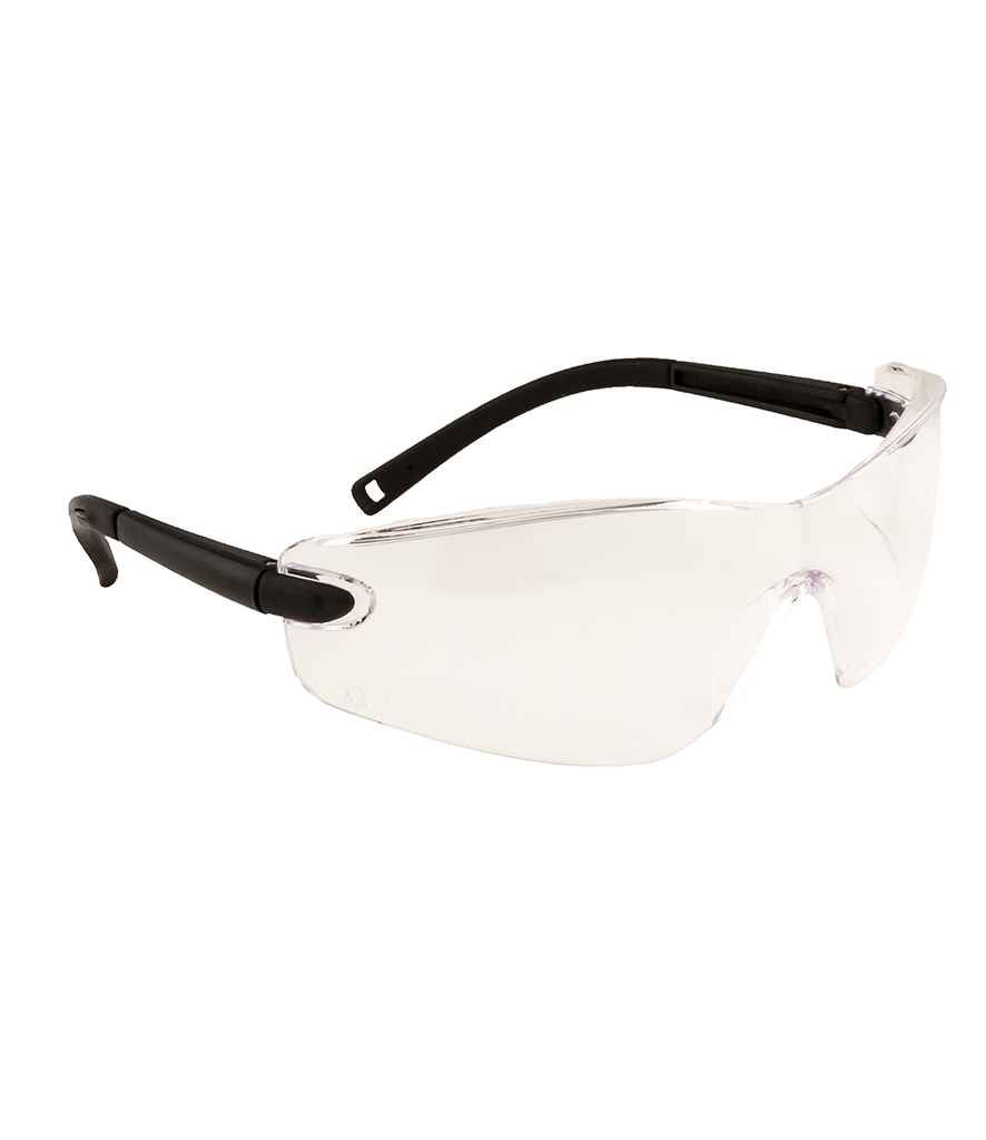 Portwest Profile Safety Spectacles in ONE Clear by Portwest — Custom branded clothing by Print Press, featuring premium embroidery produced in our specialist print lab in the UK.