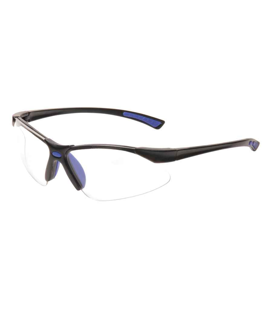 Portwest Bold Pro Spectacles in ONE Blue by Portwest — Custom branded clothing by Print Press, featuring premium embroidery produced in our specialist print lab in the UK.