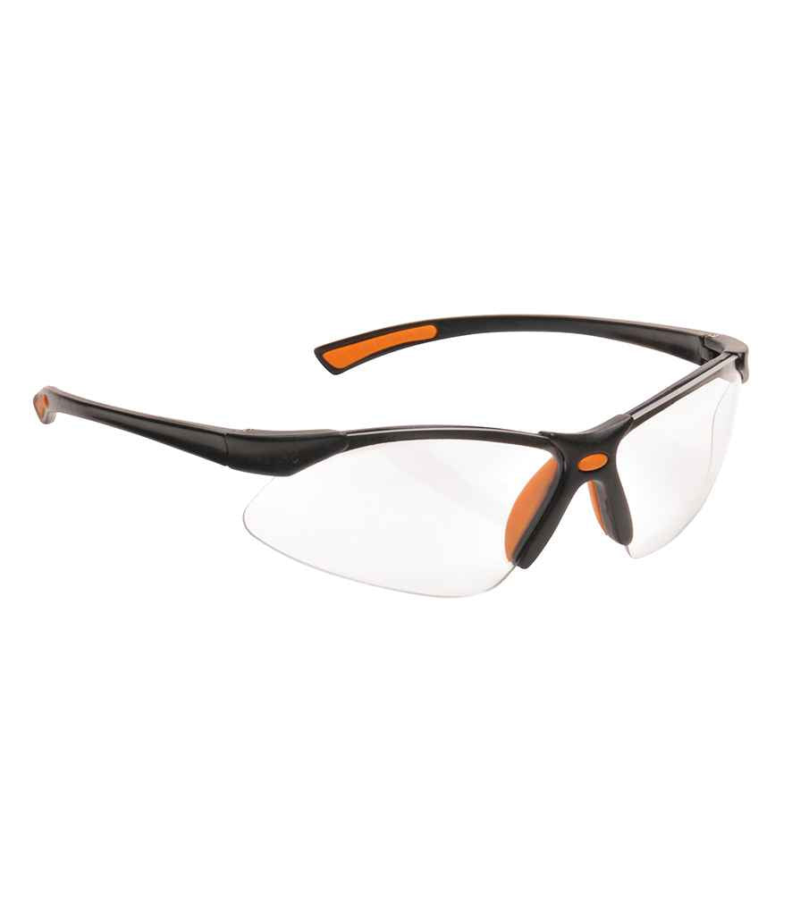 Portwest Bold Pro Spectacles in ONE Orange by Portwest — Custom branded clothing by Print Press, featuring premium embroidery produced in our specialist print lab in the UK.