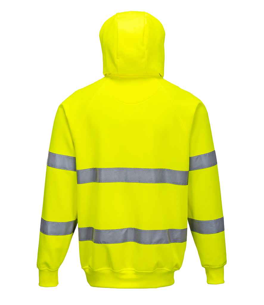 Portwest Hi-Vis Hoodie in by Portwest — Custom branded clothing by Print Press, featuring premium embroidery produced in our specialist print lab in the UK.