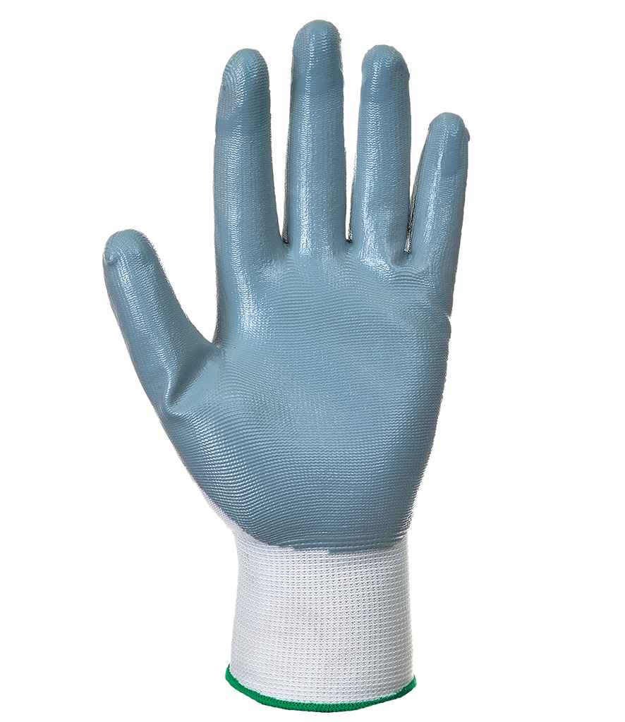 Portwest Flexo Grip Nitrile Gloves in by Portwest — Custom branded clothing by Print Press, featuring premium embroidery produced in our specialist print lab in the UK.
