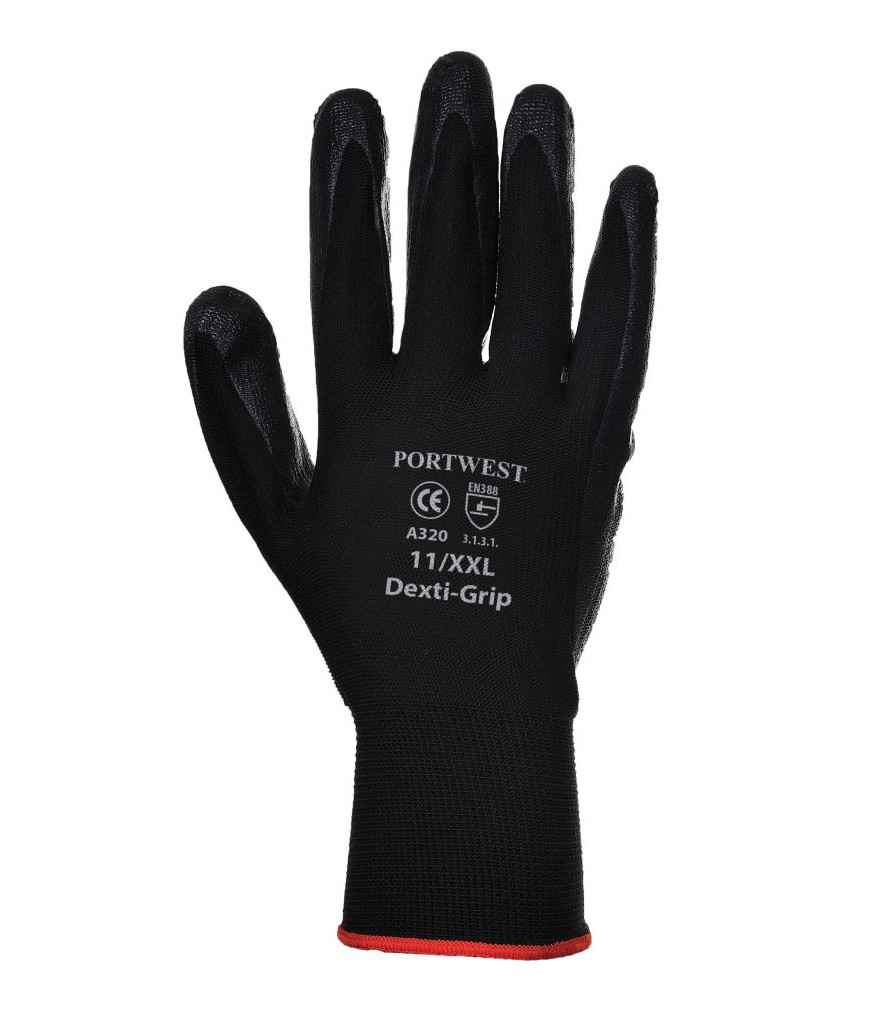 Portwest Dexti-Grip Gloves in by Portwest — Custom branded clothing by Print Press, featuring premium embroidery produced in our specialist print lab in the UK.