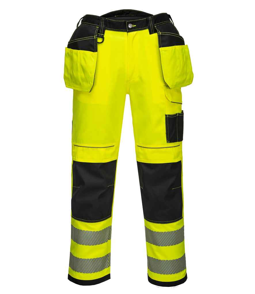 Portwest PW3 Hi-Vis Trousers in by Portwest — Custom branded clothing by Print Press, featuring premium embroidery produced in our specialist print lab in the UK.