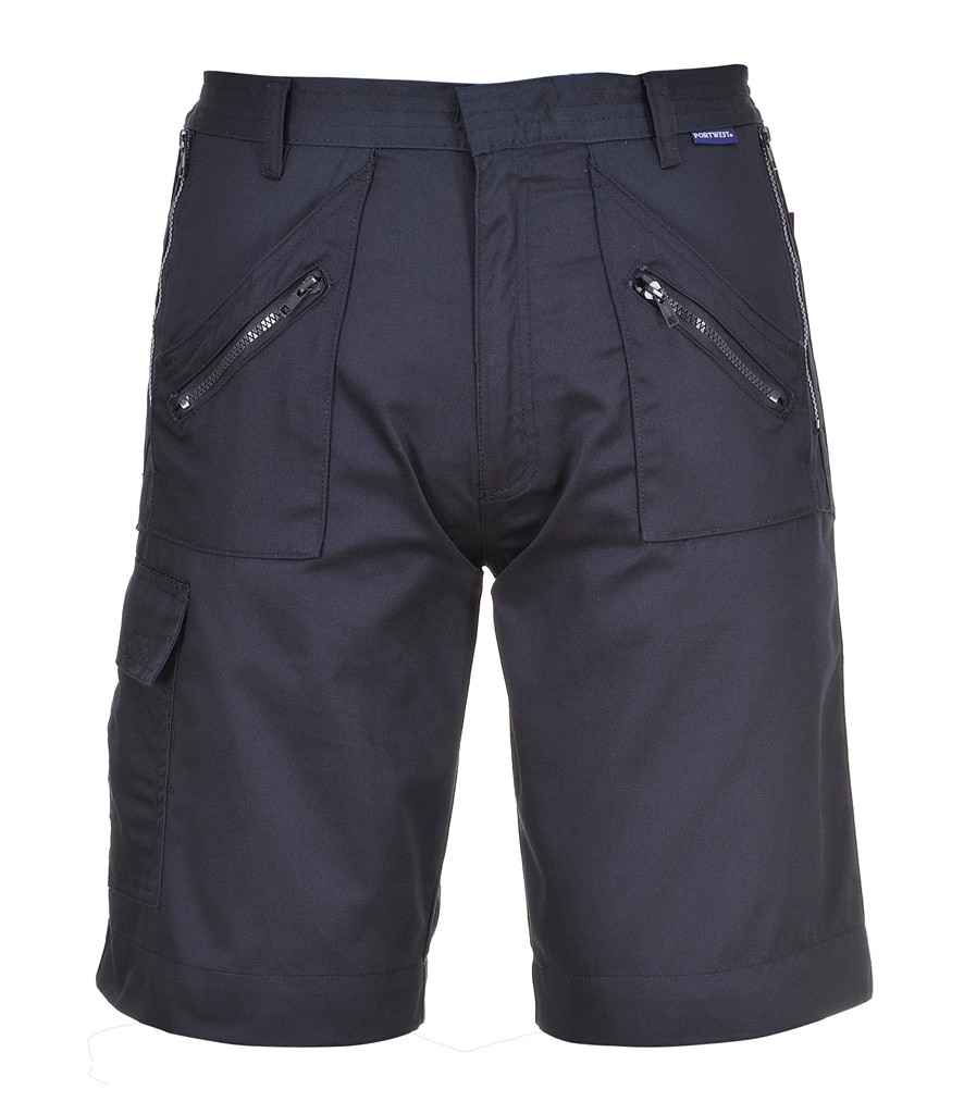Portwest Action Shorts in by Portwest — Custom branded clothing by Print Press, featuring premium embroidery produced in our specialist print lab in the UK.