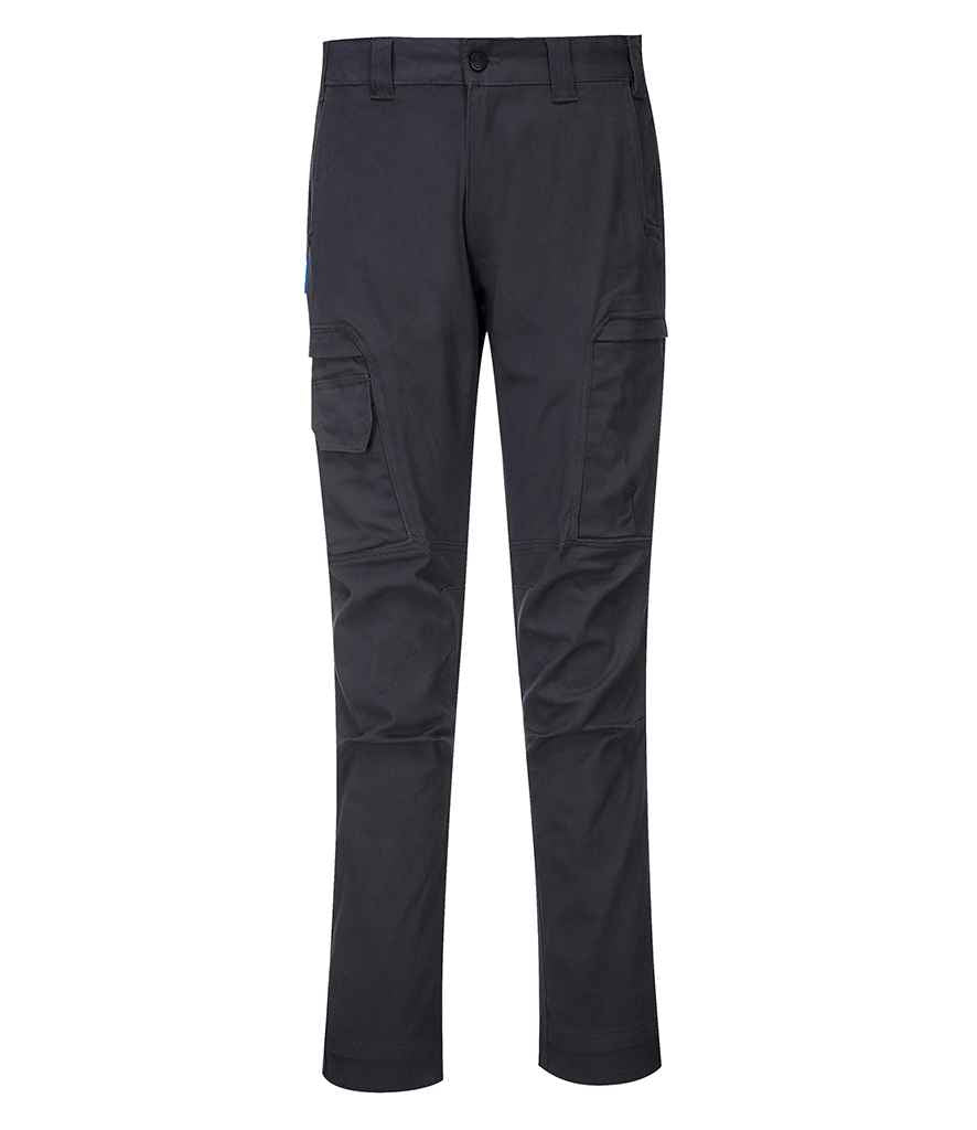 Portwest KX3 Cargo Trousers in Metal Grey by Portwest — Custom branded clothing by Print Press, featuring premium embroidery produced in our specialist print lab in the UK.