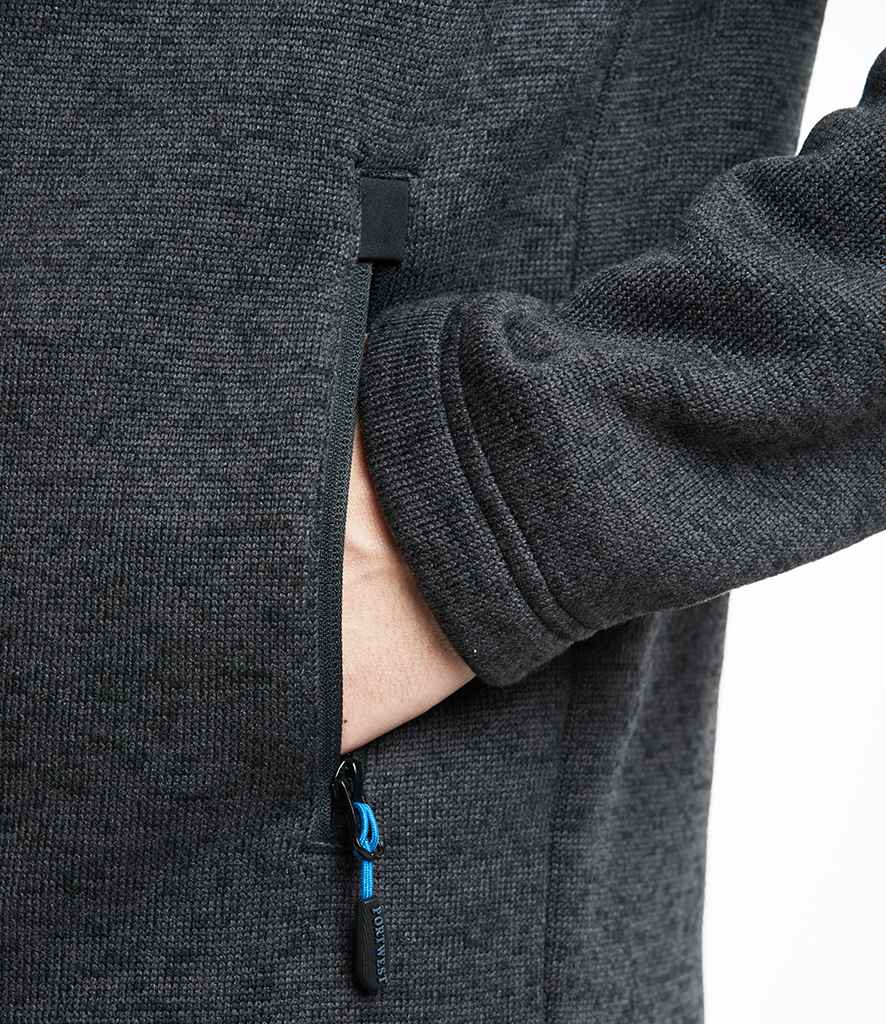 Portwest KX3 Performance Fleece Jacket in by Portwest — Custom branded clothing by Print Press, featuring premium embroidery produced in our specialist print lab in the UK.