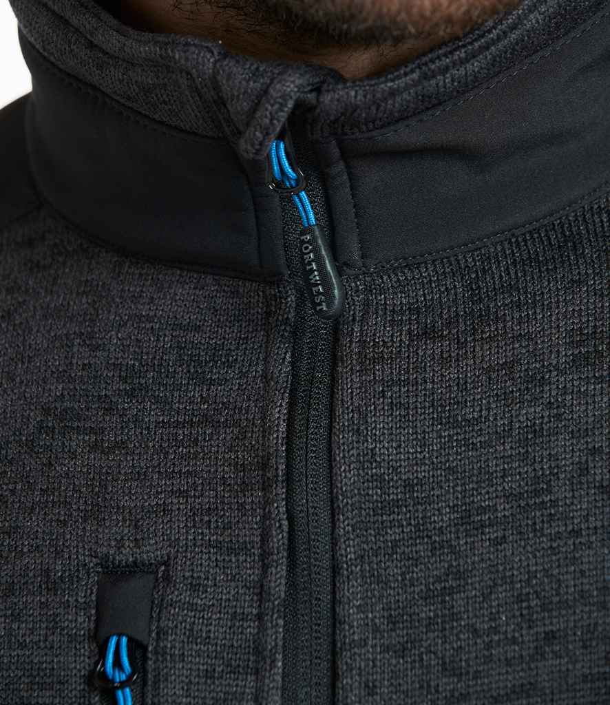 Portwest KX3 Performance Fleece Jacket in by Portwest — Custom branded clothing by Print Press, featuring premium embroidery produced in our specialist print lab in the UK.