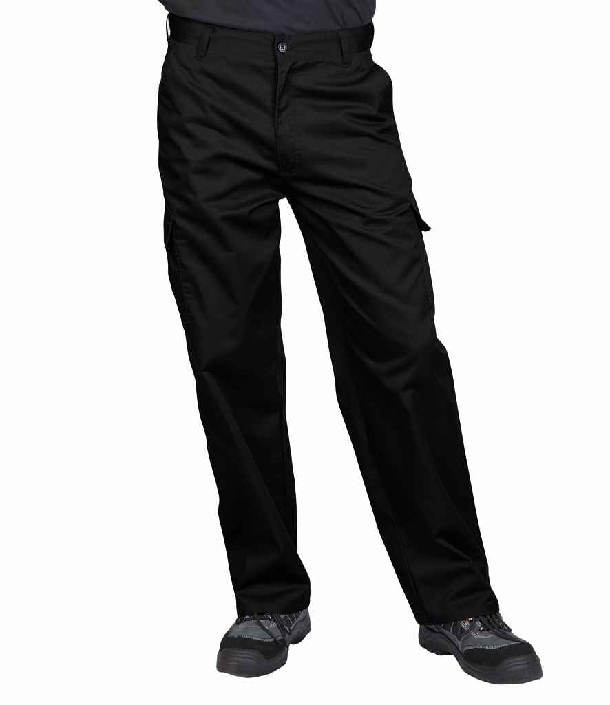 Portwest Combat Trousers in Black by Portwest — Custom branded clothing by Print Press, featuring premium embroidery produced in our specialist print lab in the UK.