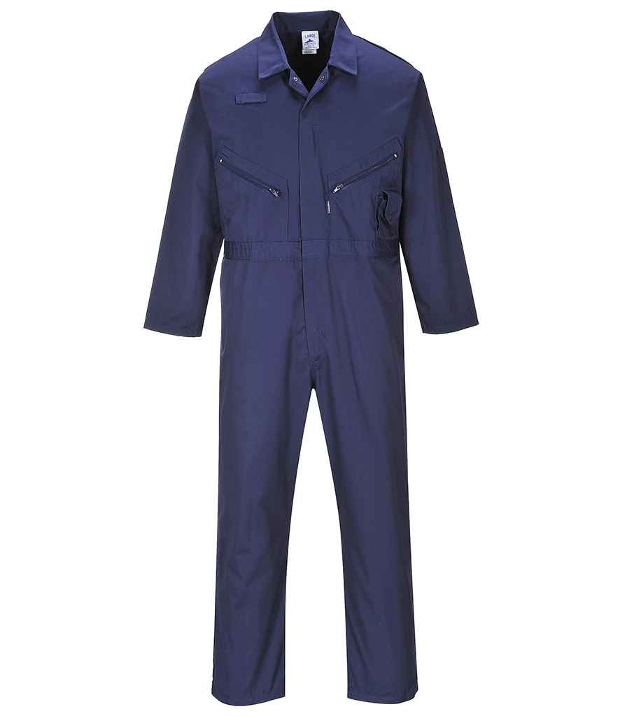Portwest Liverpool Zip Coverall in by Portwest — Custom branded clothing by Print Press, featuring premium embroidery produced in our specialist print lab in the UK.