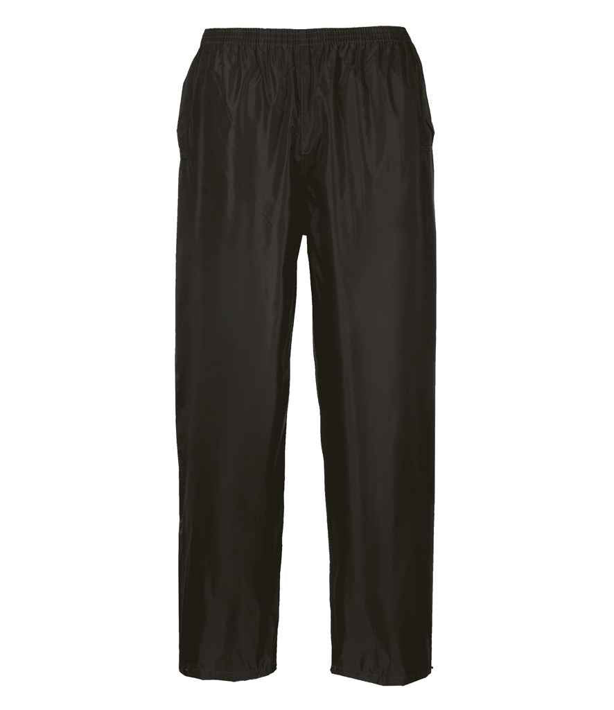 Portwest Classic Rain Trousers in by Portwest — Custom branded clothing by Print Press, featuring premium embroidery produced in our specialist print lab in the UK.