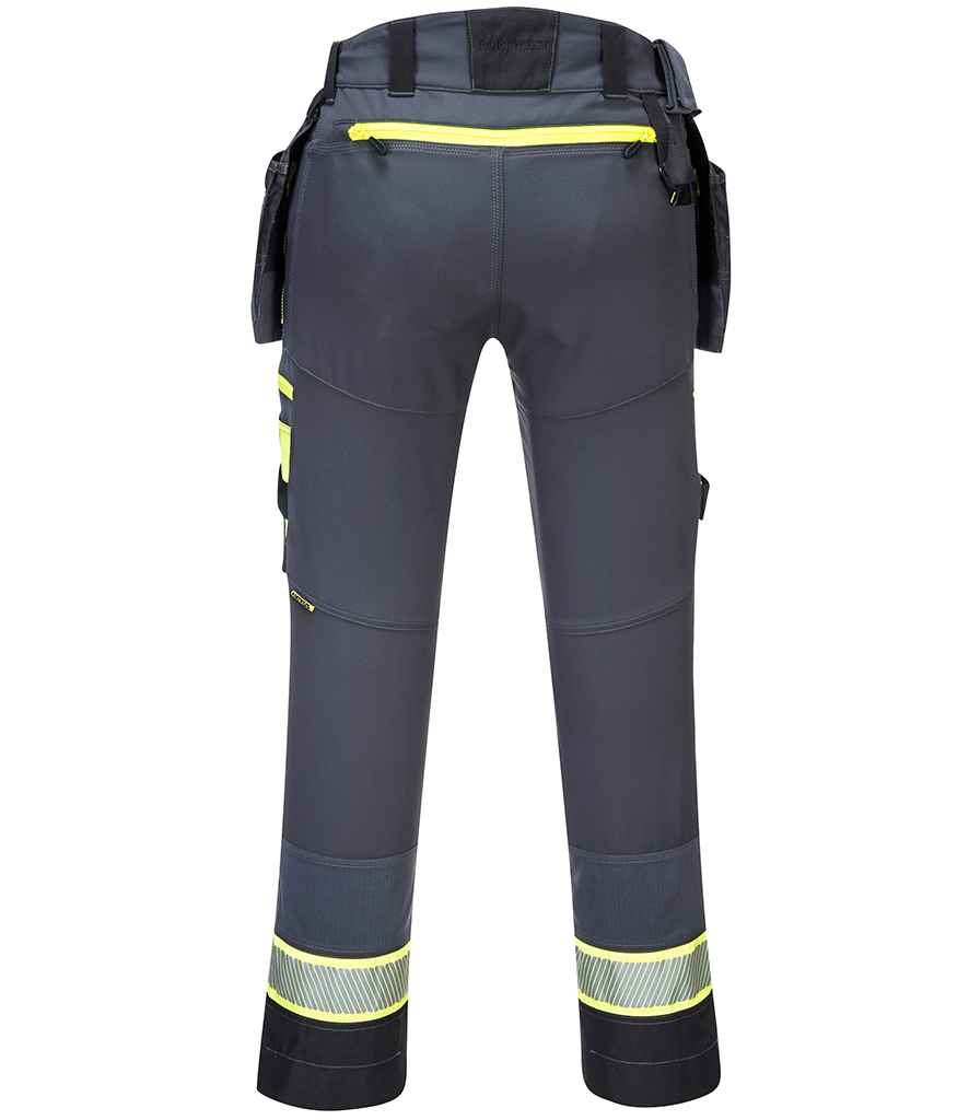 Portwest DX4 Detachable Holster Pocket Trousers in by Portwest — Custom branded clothing by Print Press, featuring premium embroidery produced in our specialist print lab in the UK.