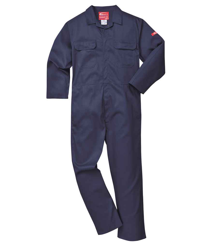 Portwest Bizweld Flame Resistant Coverall in by Portwest — Custom branded clothing by Print Press, featuring premium embroidery produced in our specialist print lab in the UK.