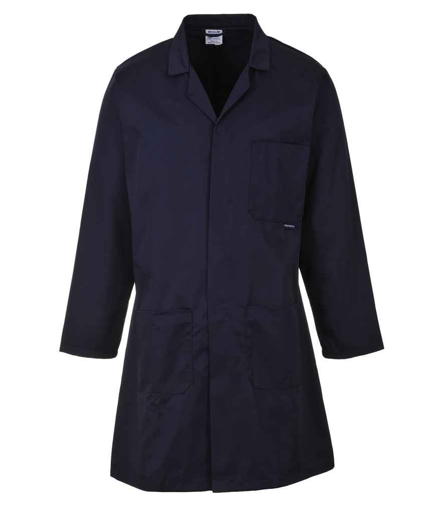 Portwest Standard Coat in by Portwest — Custom branded clothing by Print Press, featuring premium embroidery produced in our specialist print lab in the UK.