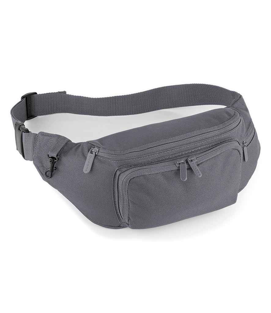 Quadra Belt Bag in ONE Graphite Grey by Quadra — Custom branded clothing by Print Press, featuring premium embroidery produced in our specialist print lab in the UK.