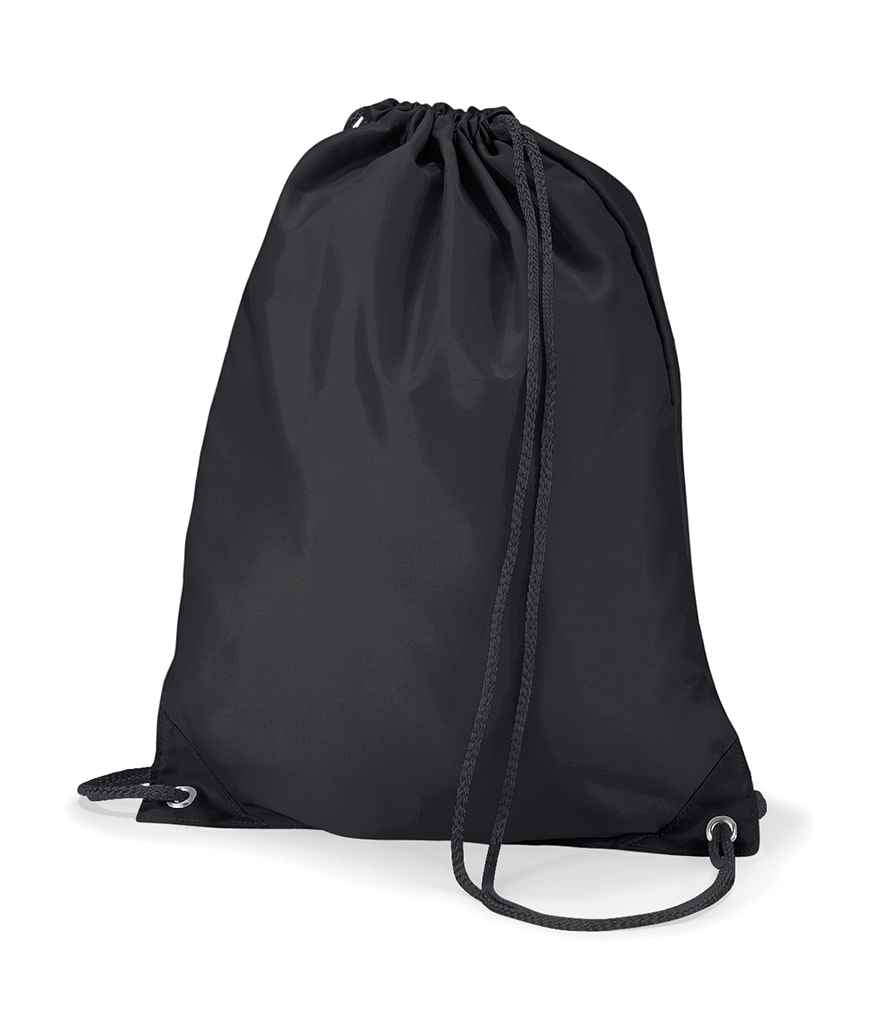 Quadra Gymsac in ONE Black by Quadra — Custom branded clothing by Print Press, featuring premium embroidery produced in our specialist print lab in the UK.