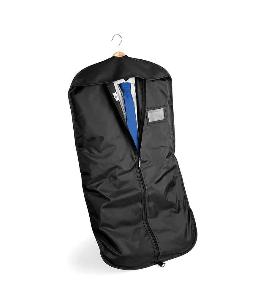 Quadra Suit Cover in ONE Black by Quadra — Custom branded clothing by Print Press, featuring premium embroidery produced in our specialist print lab in the UK.