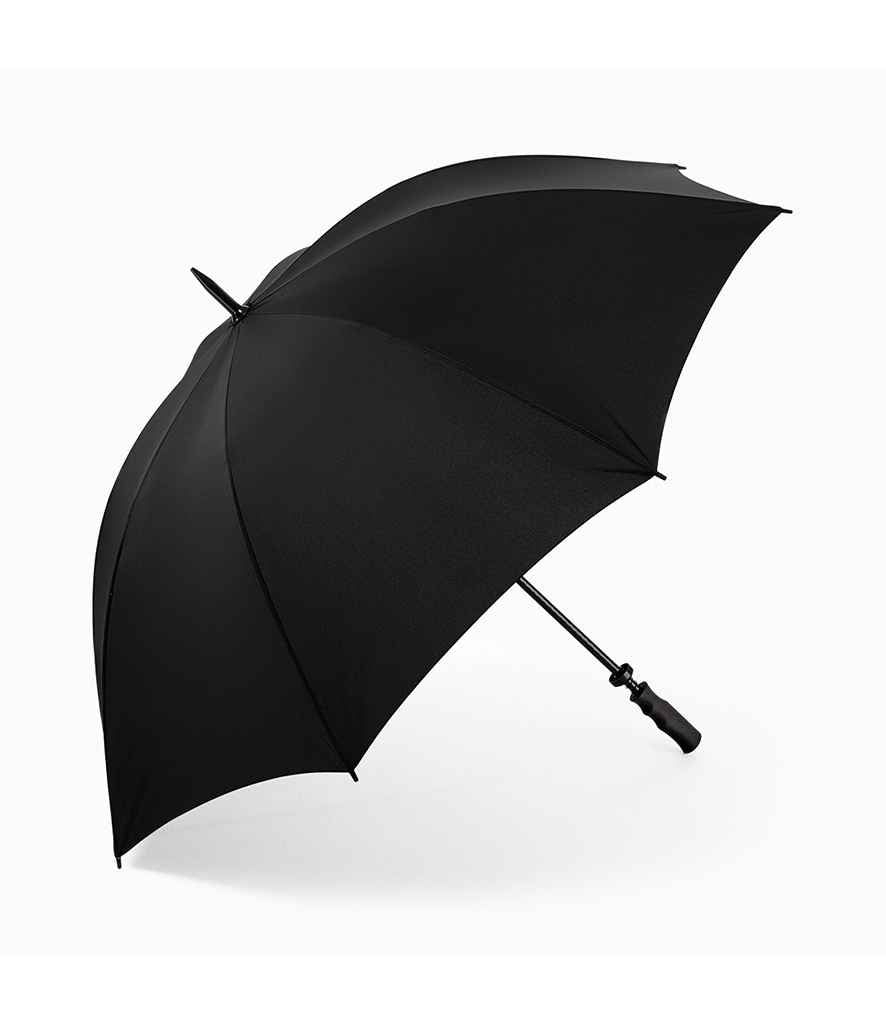 Quadra Pro Golf Umbrella in ONE Black by Quadra — Custom branded clothing by Print Press, featuring premium embroidery produced in our specialist print lab in the UK.